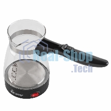 Кофеварка-турка электрическая Endever Costa-1008 цвет черный, мощность 800 Вт, объем 0,5 л, корпус стекло, 24 шт/уп.