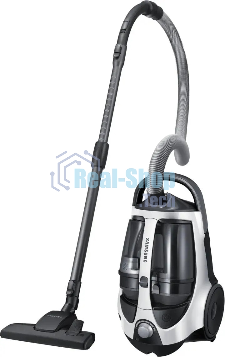 Пылесос Samsung VCC8835V37 белый/черный, 430/2200 Вт, уборка сухая, пылесборник контейнер 2 л