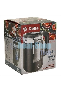 Чайник электрический Delta DL-1112 черный