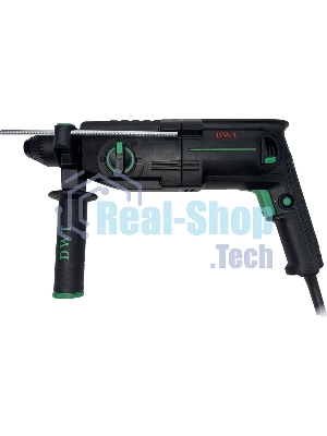 Перфоратор сетевой DWT SBHP08-26 BMC /800 Вт/3.7 Дж/до 5530 уд.в мин/до 1350 об.в мин/SDS-Plus/морозостойкий кабель/кейс/черный (SBHP08-26 BMC)