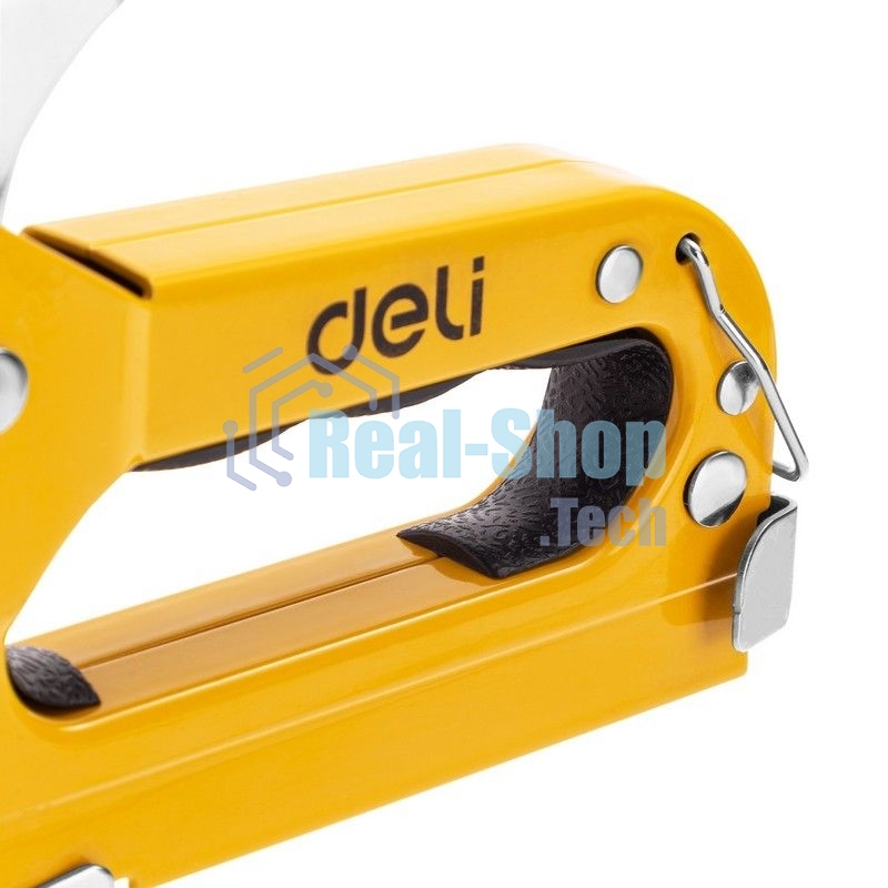 Мебельный степлер Deli DL238105 с набором скоб + антистеплер Набор: 2000шт дверные гвозди. 2000шт Т-гвозди. 2000шт U-гвозди. 1шт скобоудалитель.