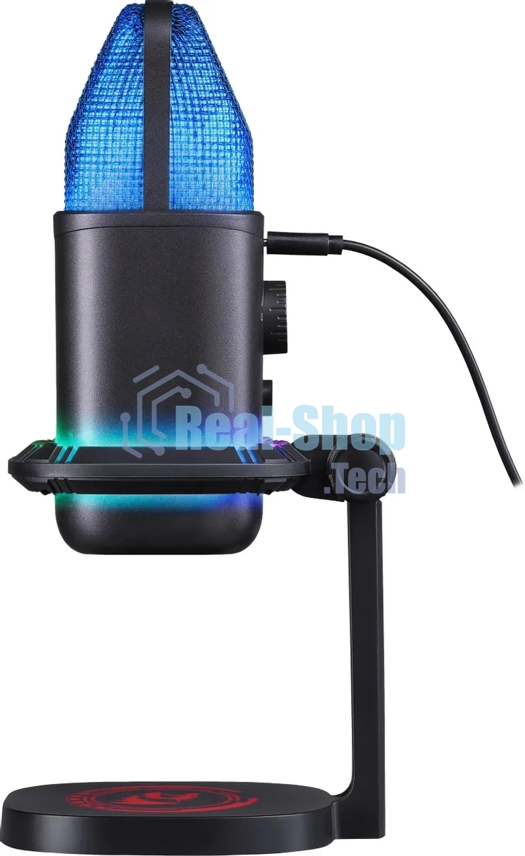 Игровой стрим микрофон Redragon Echowave GM305 USB,омнидир/кардиоид,подсветка_1