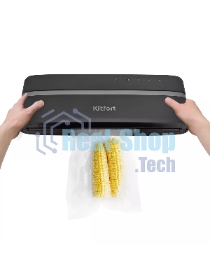 Вакуумный упаковщик Kitfort КТ-1526 110Вт черный
