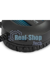 Гарнитура проводная с микрофоном Оклик HS-L300G Black черный 2.2м мониторные USB оголовье (1796949)