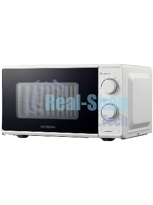Микроволновая печь Hyundai HYM-M2097 белый, 20 л, 700 Вт, переключатели - поворотный механизм