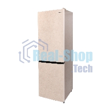 Холодильник Smile SRF348BGT бежевый мрамор двухкамерный 215/95 л морозилка снизу, No Frost