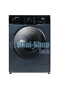 Стирально-сушильная машина Бирюса WMD-SM812/03 W перламутровый синий, загрузка фронтальная 8 кг, 1200 об/мин, класс: А+++