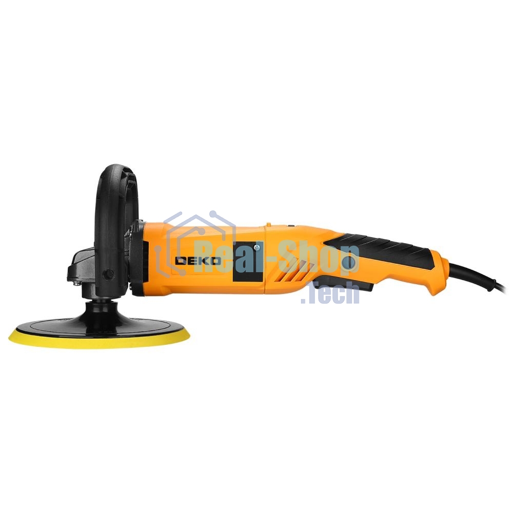 Шлифмашина полировальная сетевая DEKO DKP1400-180, 180мм, 1400 Вт