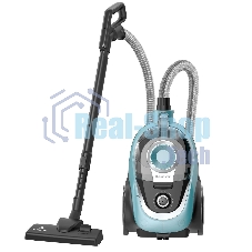 Пылесос Eurostek EVC-4519 бирюзовый, 500/2800 Вт, уборка сухая, пылесборник контейнер 3 л