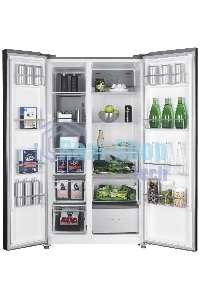 Холодильник ARDO RMA791581EX2 серый двухкамерный 365/217л морозилка слева, No Frost, Side by Side