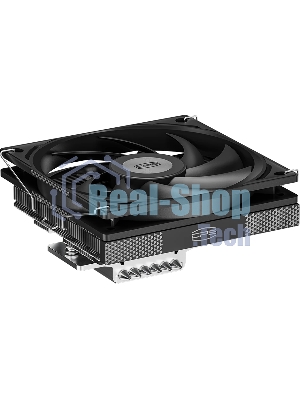 Кулер для процессора PCCooler RC600-67 (125W, 4-pin PWM, 67.5mm, Al, 4x6mm, 1x120мм, 62.5CFM, 32.5dBA, 2300RPM, S: 1851/1700/1200/115X, AM5/AM4, черный)