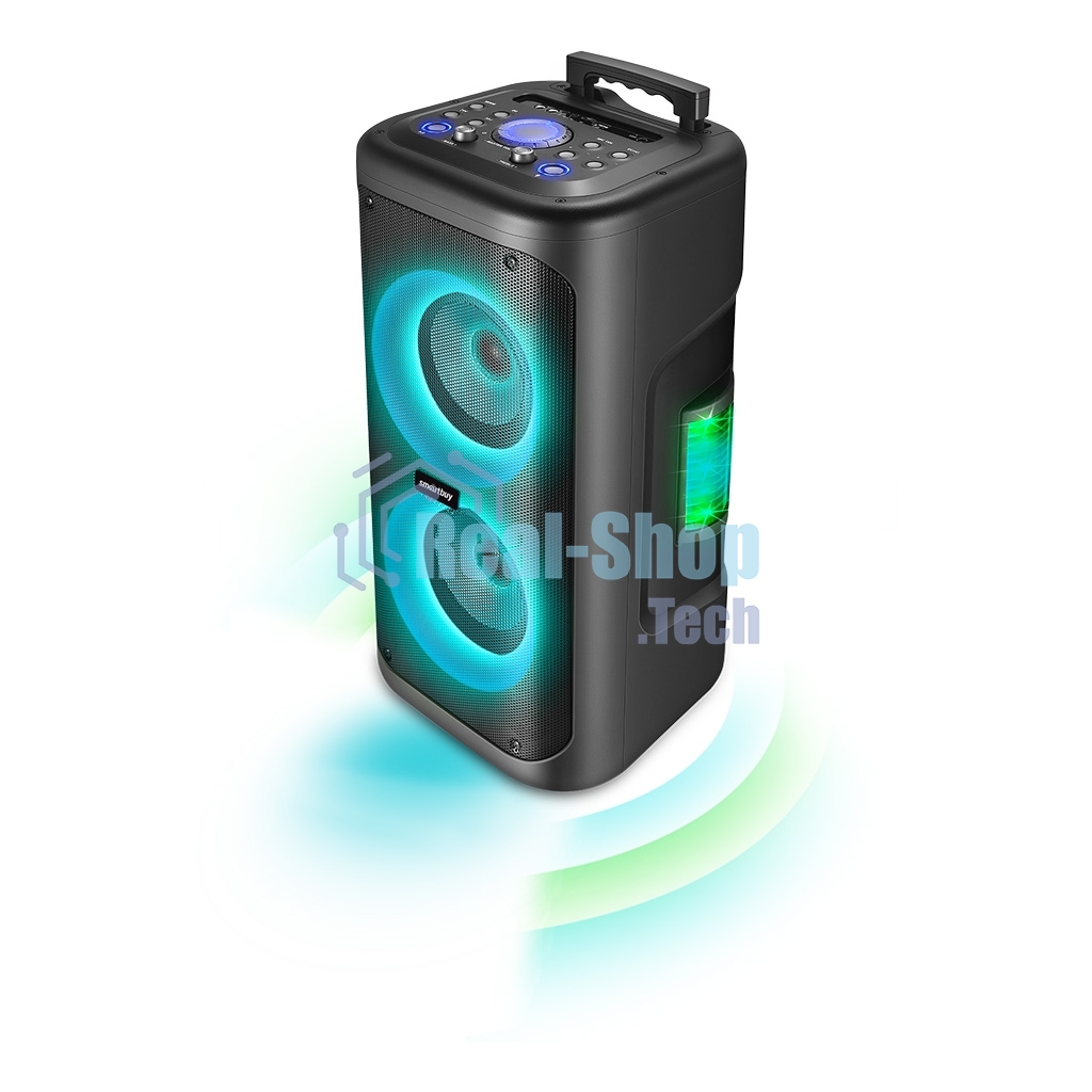 Акустическая система 2.1 Smartbuy MY DISCO, 50Вт, Bluetooth, MP3, FM, RGb подсветка Диско, микрофон