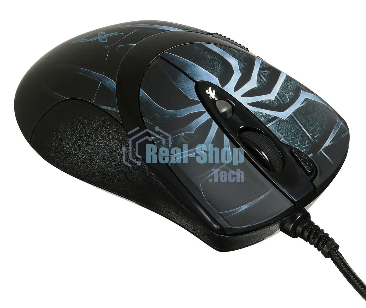 Мышь проводная A4Tech XL-747H синий, 3600 dpi, USB, кнопки - 7