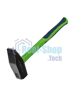 Молоток слесарный Сибртех 1500 г, фибергласовая обрезиненная рукоятка