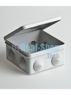 Распаячная коробка ОП 80х80х50мм, крышка, IP54, 7вх. | SQ1401-0112 | TDM