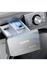 Стиральная машина Бирюса WM-SM814/03 M Металлик, загрузка фронтальная 8 кг, 1200 об/мин, класс А+++