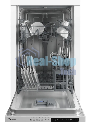 Встраиваемая посудомоечная машина Indesit DIS 1C59, белый, 44.8 см, 10 компл., 48 дБ, класс A