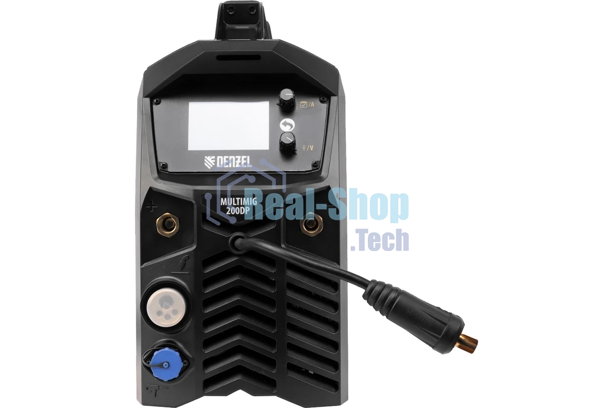 Аппарат инвертор. полуавтомат. сварки Denzel MultiMIG-200DP Synergy Double Pulse, 200 А, ПВ 80%