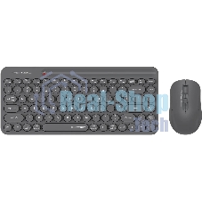 Комплект клавиатура + мышь A4Tech Fstyler FG3200 Air2 клав:серый мышь:серый USB беспроводная slim Multimedia