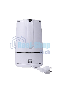 Чайник электрический Centek CT-1012 (белый) 1.5л, 2200Вт, двойные стенки, бесшовная колба, эффект термоса