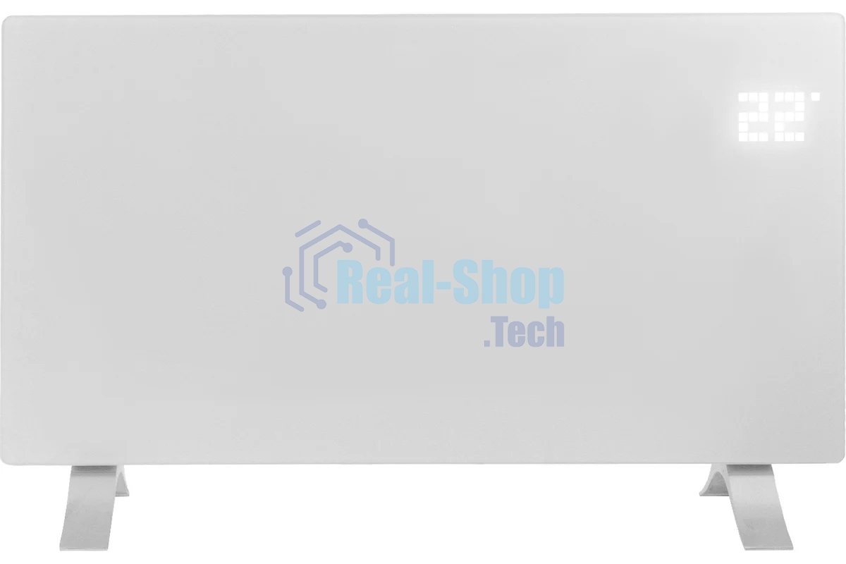 Конвектор Denzel OptiPrime-2000 белый, 2000 Вт, 25 м2, термостат, дисплей, WiFi