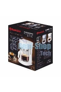 Кофеварка капельная Sakura SA-6117BL голубой, исп. кофе - молотый, 1.2 л, 700 Вт.