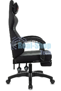 Кресло игровое Zombie Weaver черный/серый