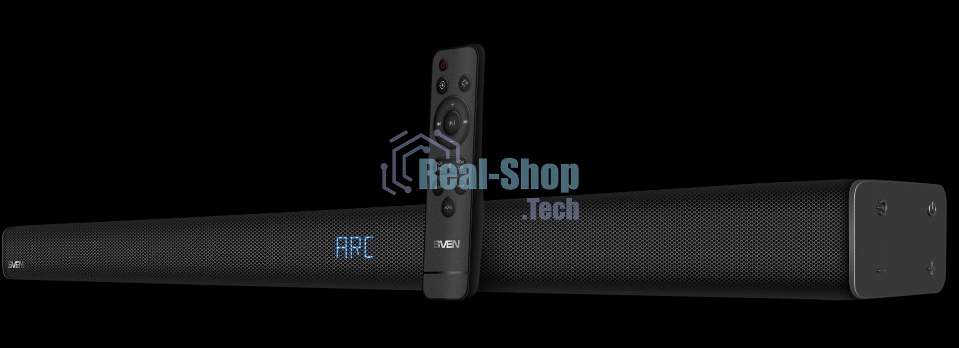 Саундбар SVEN SB-2055, черный, (80 Вт, Bluetooth, HDMI, ПДУ, Optical, USB, дисплей)