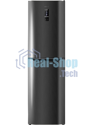 Холодильник Atlant ХМ-4623-159-ND черный металлик двухкамерный 187/125л морозилка снизу