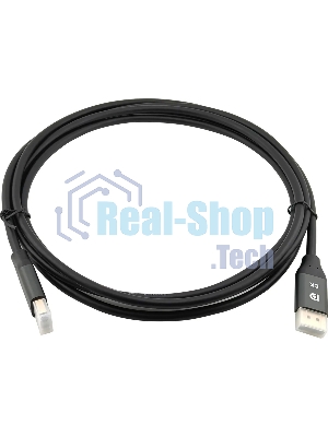 Кабель аудио-видео Cactus CS-DP-DP-1.4-3 DisplayPort (m)/DisplayPort (m) 3м. позолоч.конт. черный