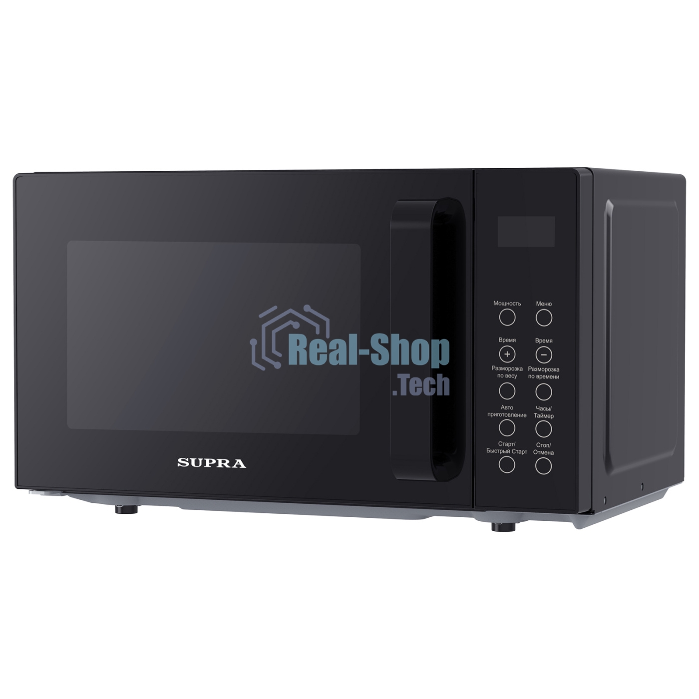 Микроволновая печь SUPRA 20SB27 черный, 20 л, 700 Вт, переключатели - сенсор