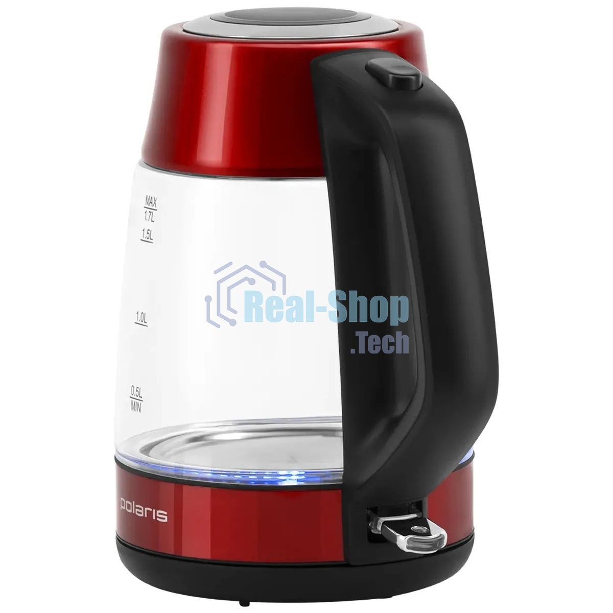 Чайник электрический Polaris PWK 1760CGL 1.7 л, 2150 Вт, красный