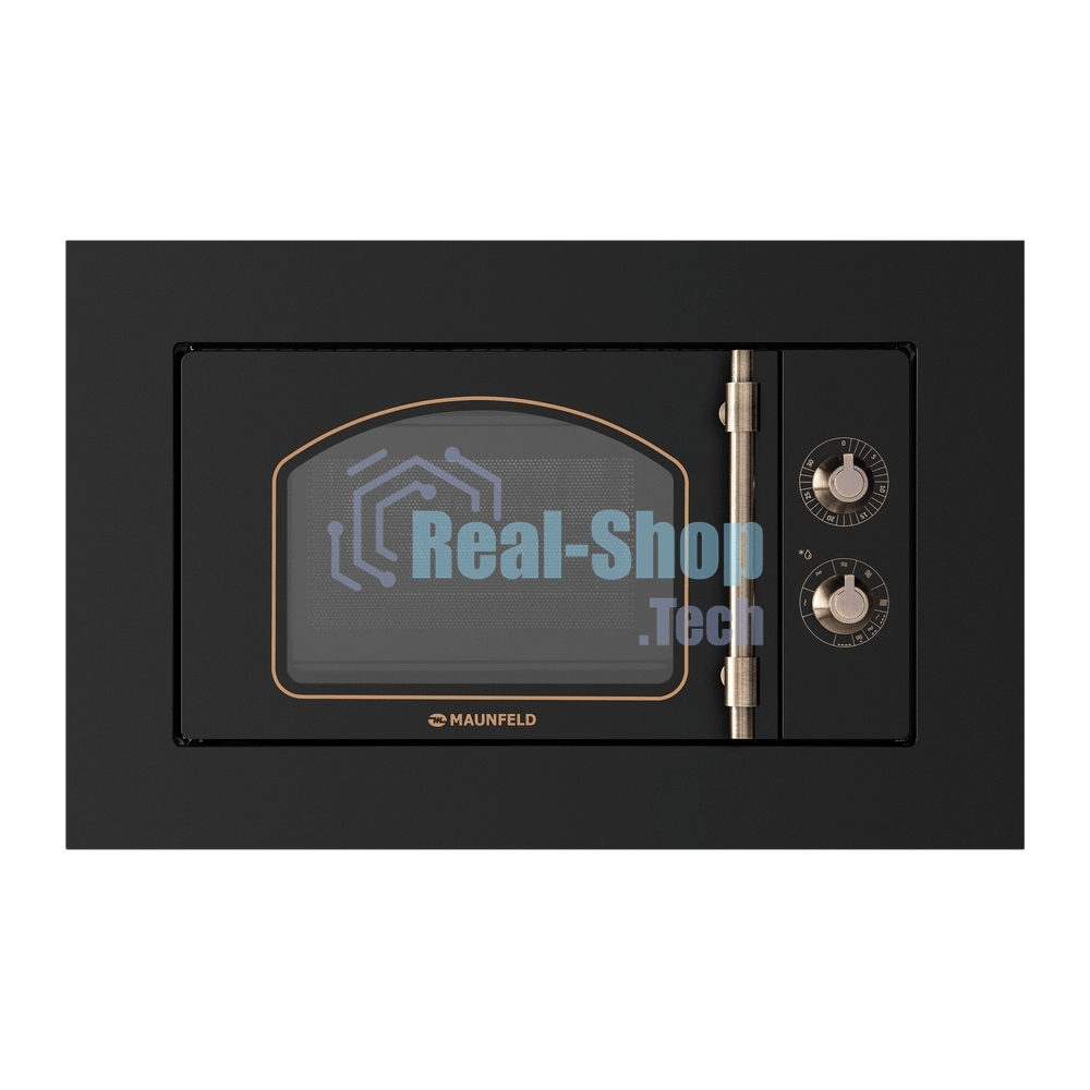 Микроволновая печь встраиваемая Maunfeld JBMO.20.5ERBG 20 л, 700 Вт, переключатели - поворотный механизм