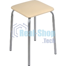 Табурет НИКА Эконом ТЭ3/СК слон.кость, 4 опоры, ДСП