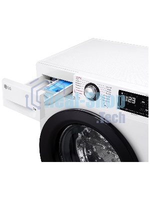 Стиральная машина LG F2V3FS6W белая, загрузка фронтальная 9 кг, 1400 об/мин, класс A