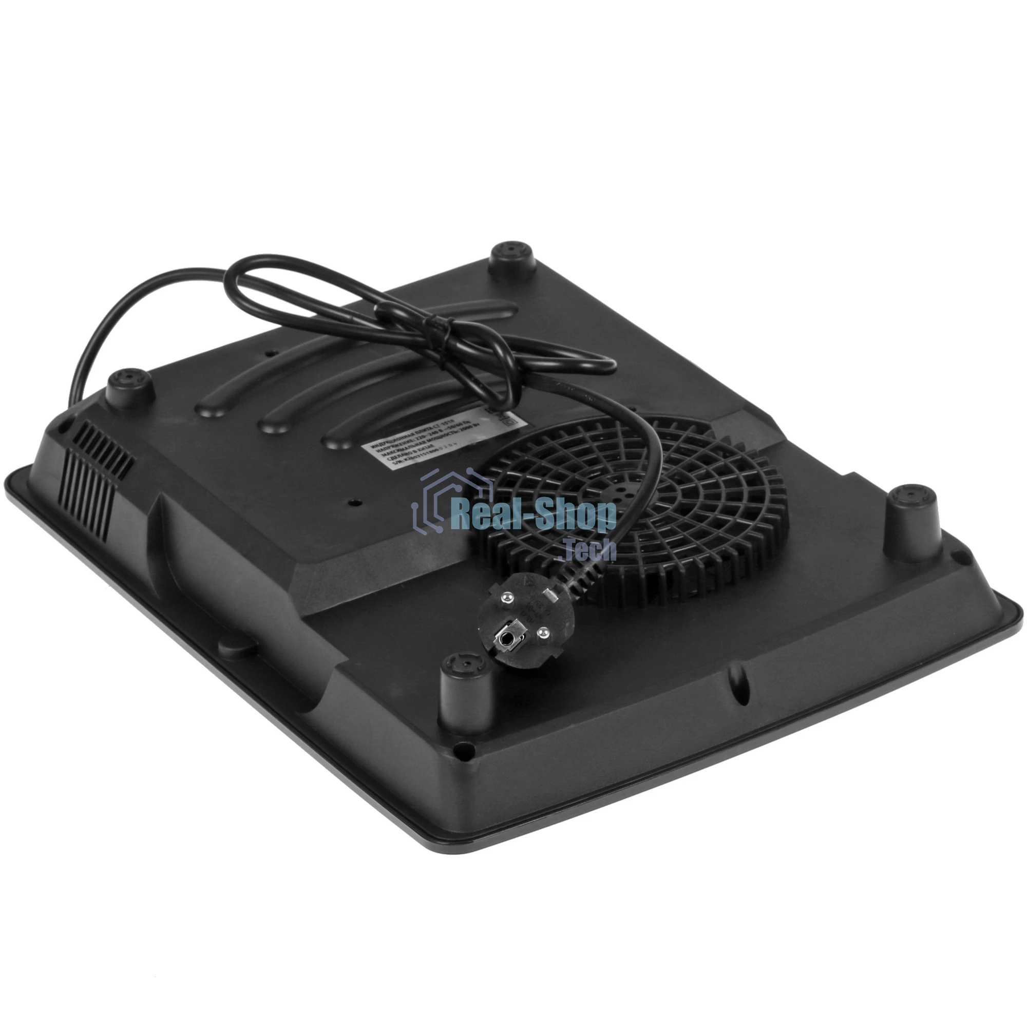 Плита настольная электрическая Centek CT-1518 чёрный, 2 кВт, индукция, конфорки - 1, стеклокерамика, сенсор