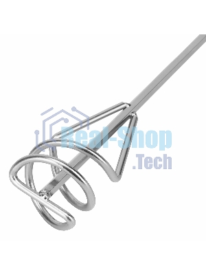 Миксер Сибртех из оцинкованной стали, D 60 мм, L 400 мм,д ля красок и штукатурных смесей