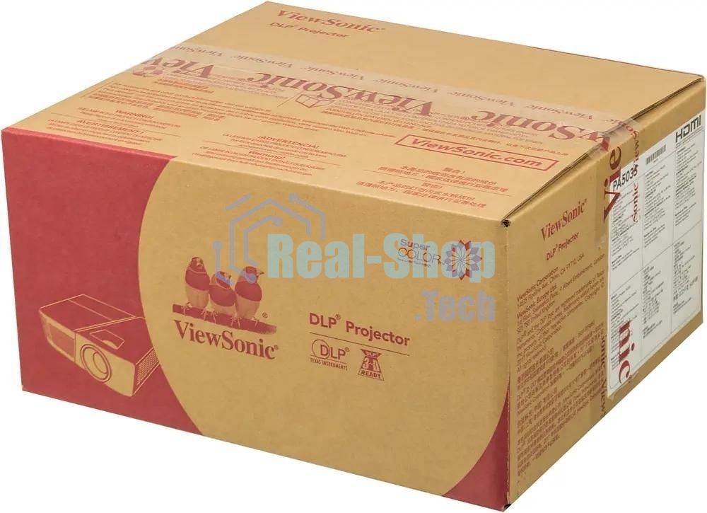 Проектор ViewSonic PA503S VS16905 DLP 3600Lm (800x600) 22000:1 ресурс лампы:5000часов 1xUSB typeB 1xHDMI 2.12кг