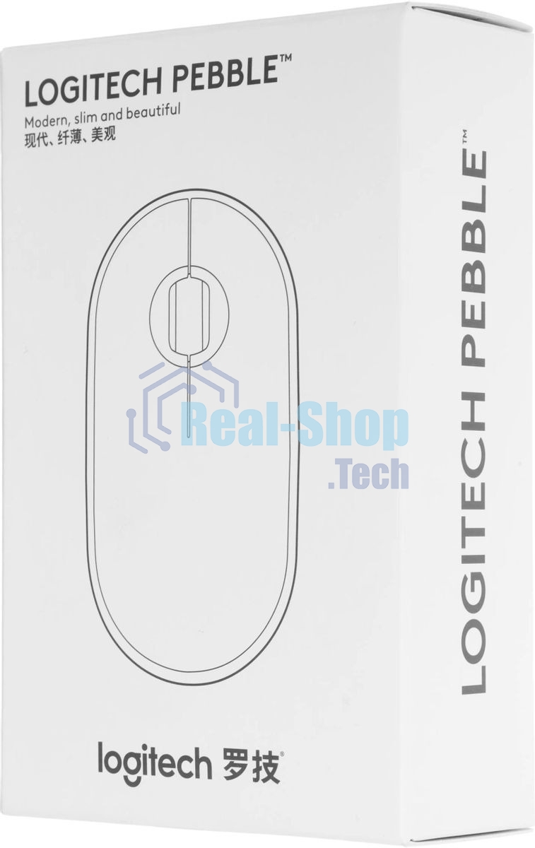 Мышь беспроводная Logitech Pebble M350 розовый, 1000 dpi, радиоканал, Bluetooth, USB, кнопки - 3