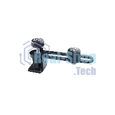 Держатель микрофона на обод барабана K&M 24035-300-55 регулируемый по вылету крепление микрофона, перемещение по направляющей до 70 мм