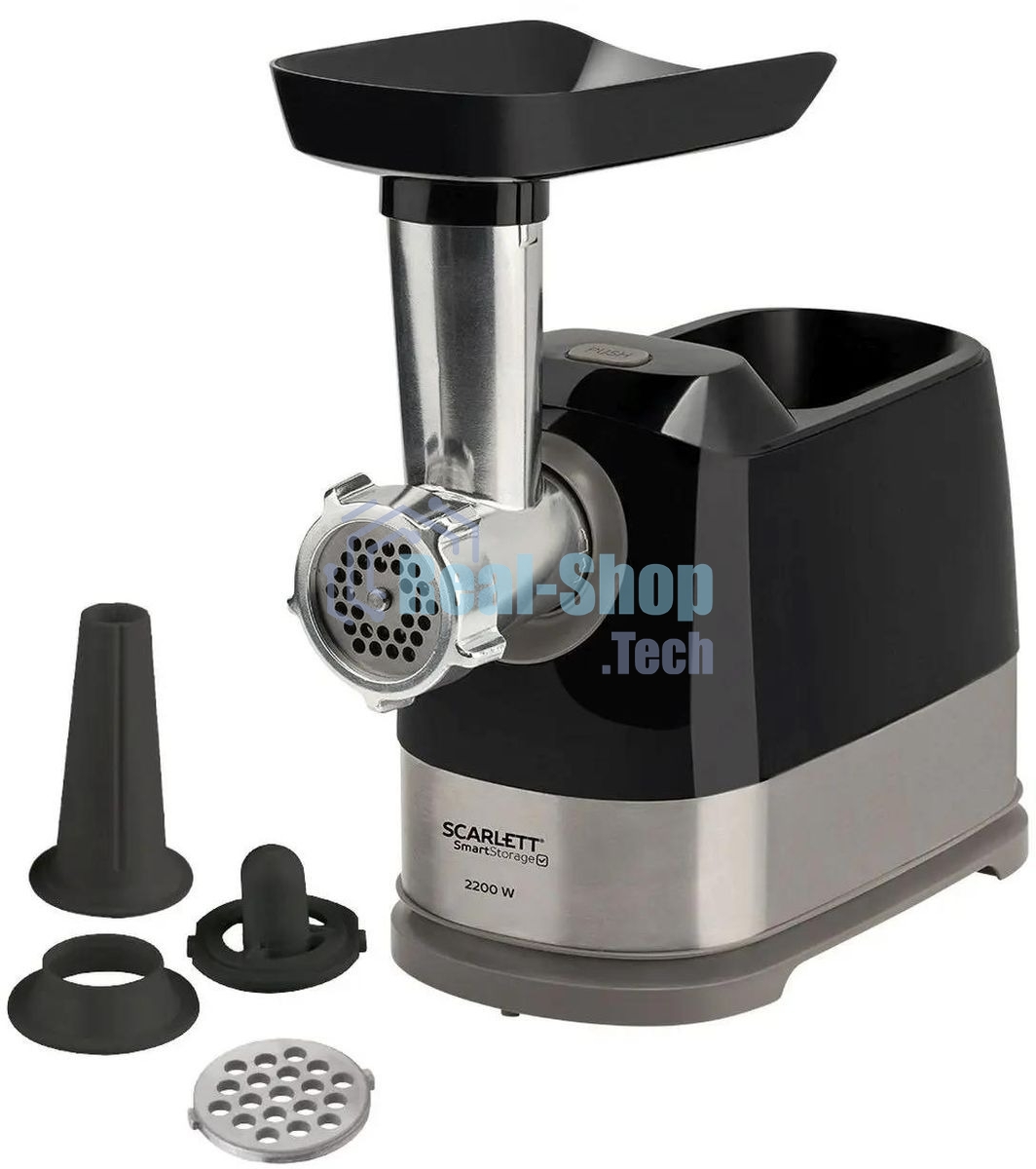 Мясорубка электрическая Scarlett SC-MG45S66 2200Вт черный/серебристый