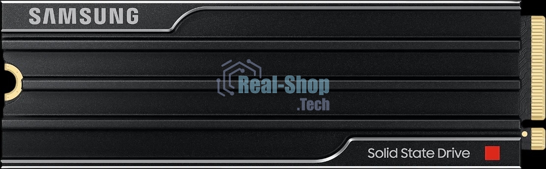 Накопитель SSD 1Tb Samsung 9100 PRO, M.2, PCI-E 5.0 x4, TLC 3D NAND R/W - 14800/13400 Mb/s с радиатором