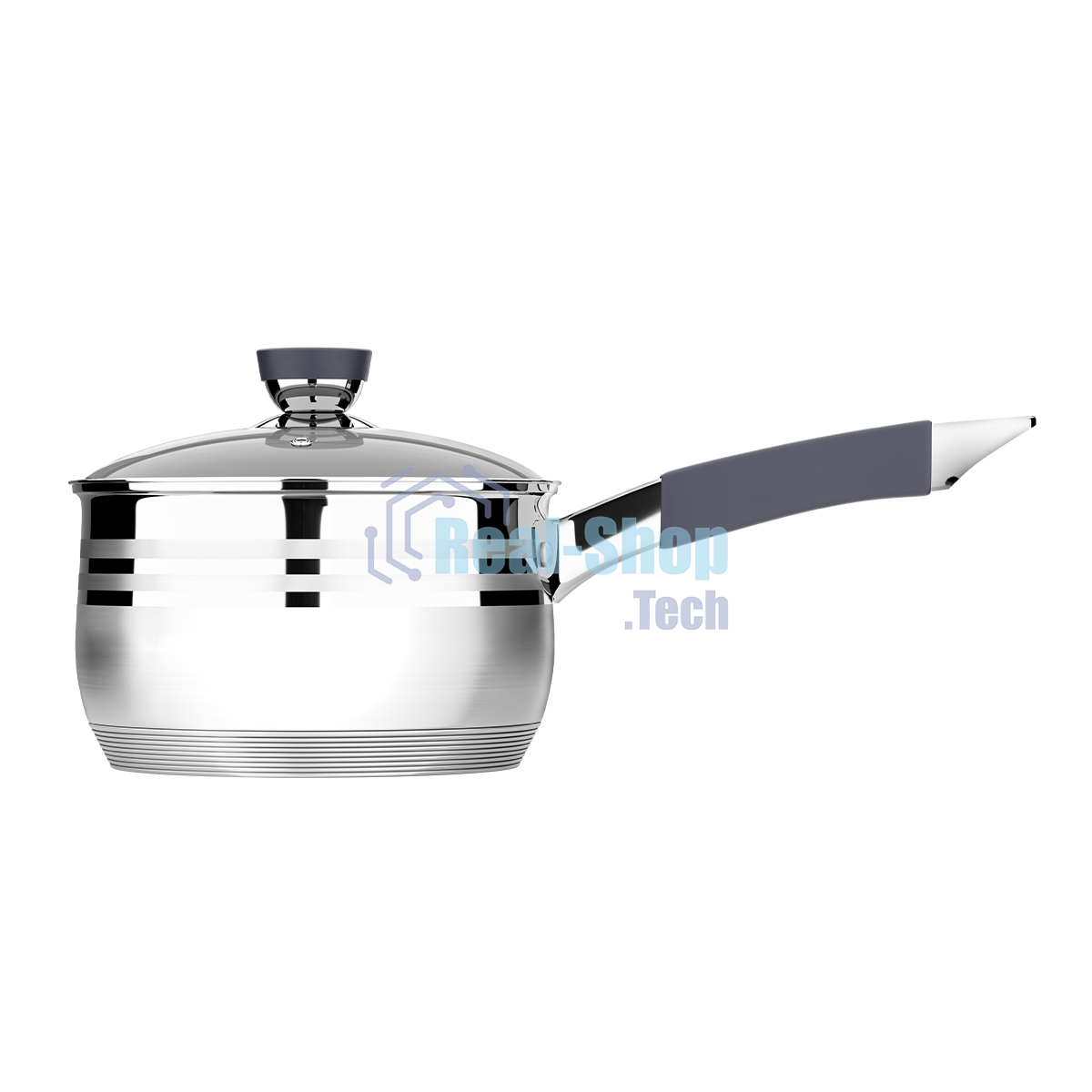 Сотейник Lara LR03-47 2.1 л, с крышкой, 16 см, нержавеющая сталь