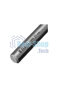 Сверло спиральное по металлу Denzel 11 х 195 мм, Р6М5, Golden Tip, удлиненное