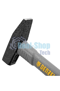 Молоток слесарный Denzel 400 г, кованый, фибергласовая рукоятка c TPR покрытием