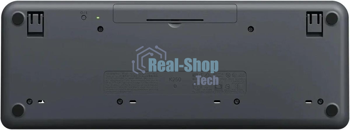 Клавиатура Logitech K250 беспроводная, Bluetooth, серый