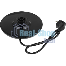 Чайник электрический Centek CT-0025 черный металл 1.8л, 1800W, двойные стенки, кнопка вкл. на ручке