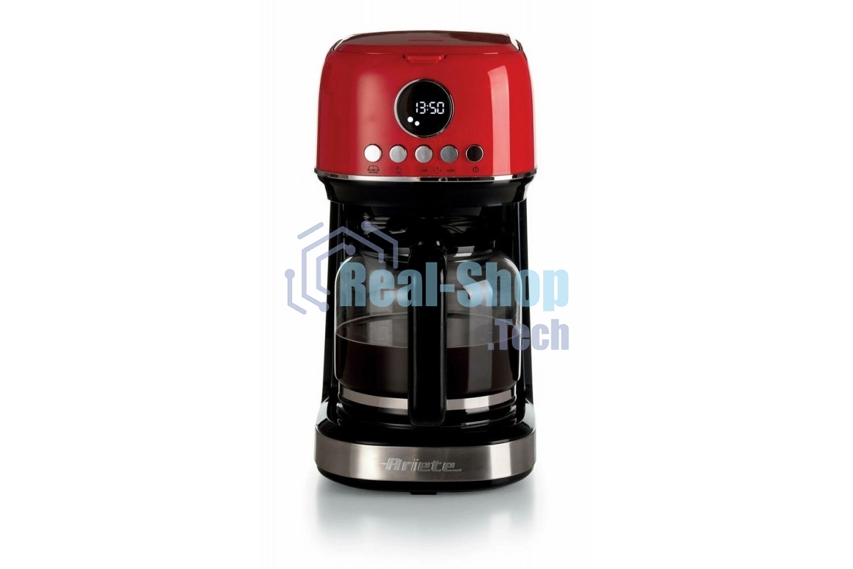 Кофеварка капельная Ariete 00M139600AR0 красный, молотый, 1,5 л. 900 Вт