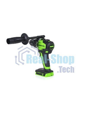 Дрель-шуруповерт GREENWORKS GD24DD90, 24 В, 0,9 Ач, 90 Нм, бесщеточный