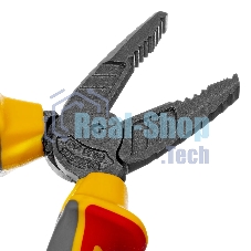 Плоскогубцы комбинированные Denzel диэлектрические трехкомпонентные рукоятки до 1000 В, 165 мм